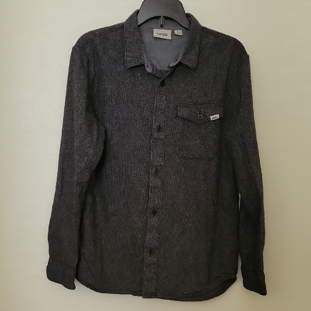 Vans Charcoal Button Down Shirt